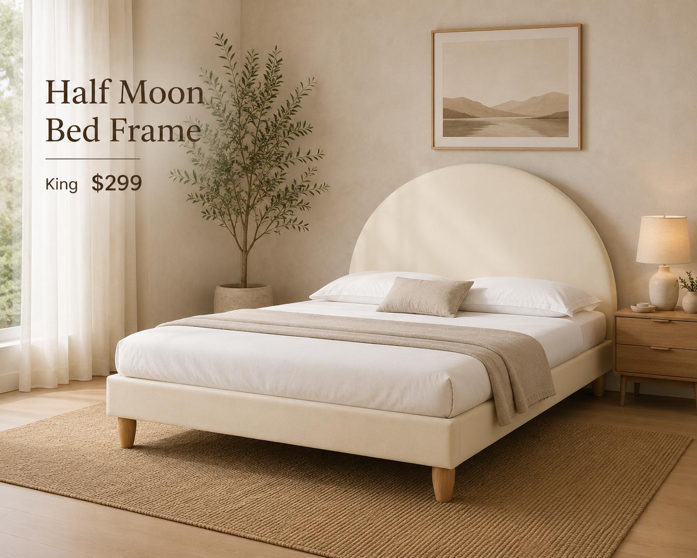 Half Moon bedframe