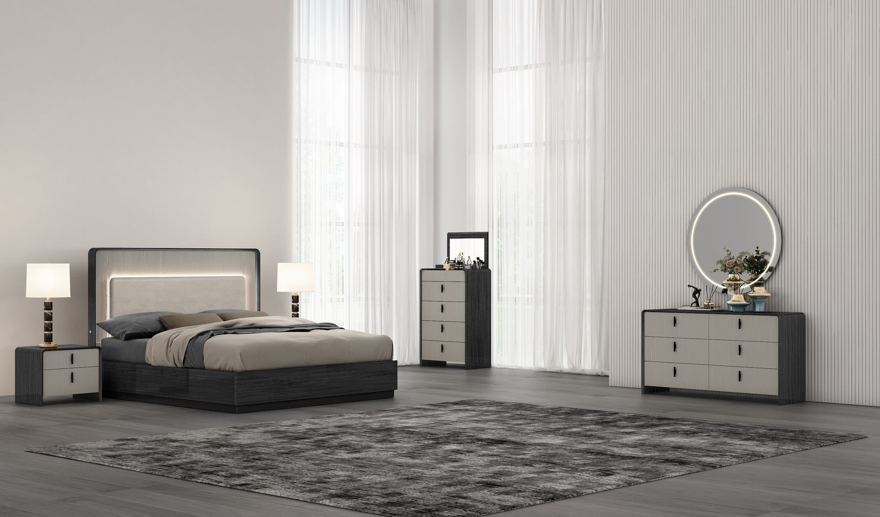 sachin and babi light blue dress Lancaster Dovetail Grey 9 Drawer Dresser From Home Gallery Stores main image 1