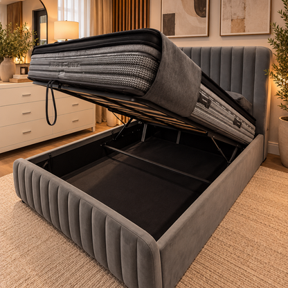 Charlotte gas lift storage bed