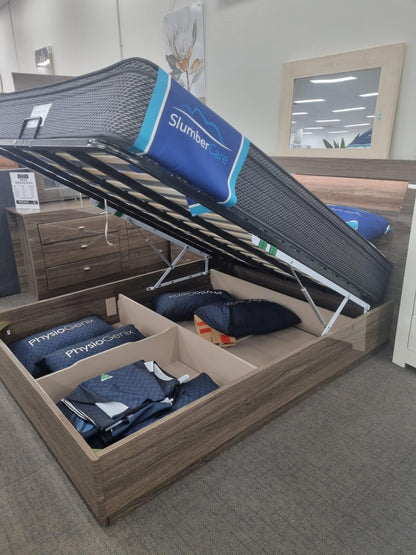 Matrix Gas Lift Bed Chestnut