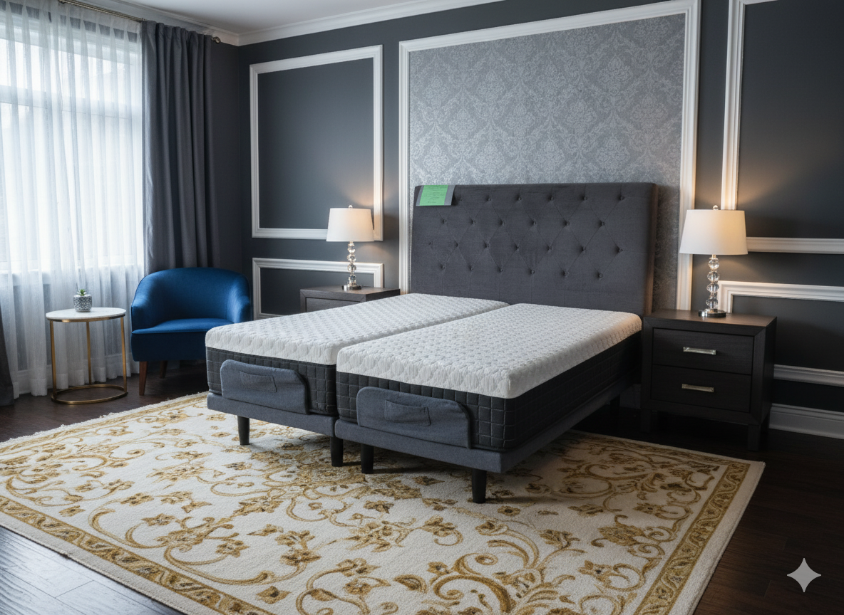 Icloud 5000 Adjustable Base Only with Premier Contour or Premier Comfort Mattress