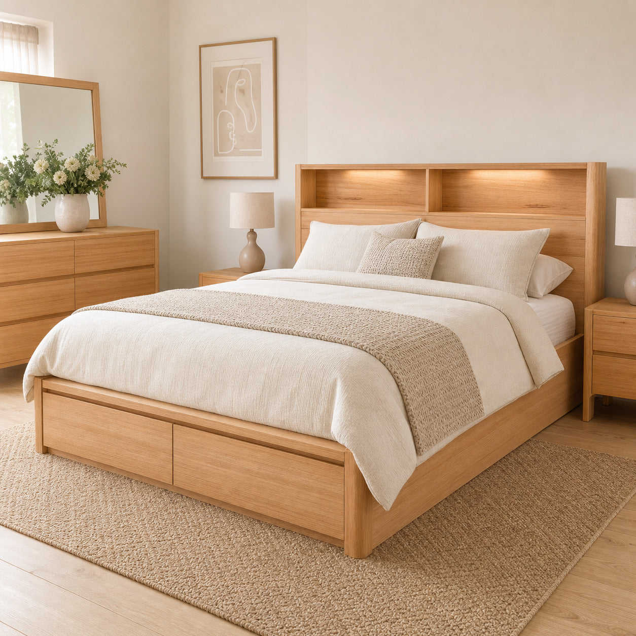 Alberta Storage Bed with Drawers