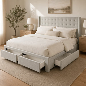 Ashley Bed Frame with Drawers