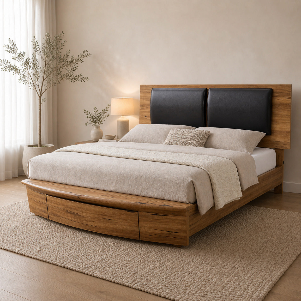 Augusta Marri Gas Lift Storage Bed