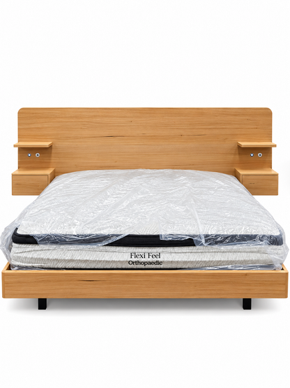 Giovanna bed frame with built in bedsides