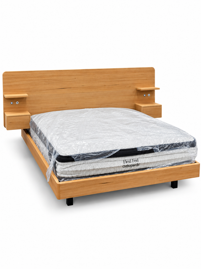 Giovanna bed frame with built in bedsides
