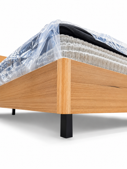 Giovanna bed frame with built in bedsides