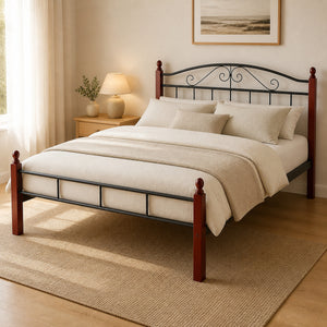 Jones Timber & Metal Bed Frame