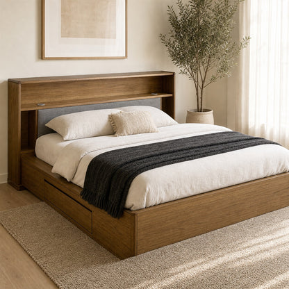 Narrogin Gas-Lift Storage Bed(Smoke)