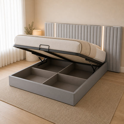 Palatial Gas-Lift Storage Bed