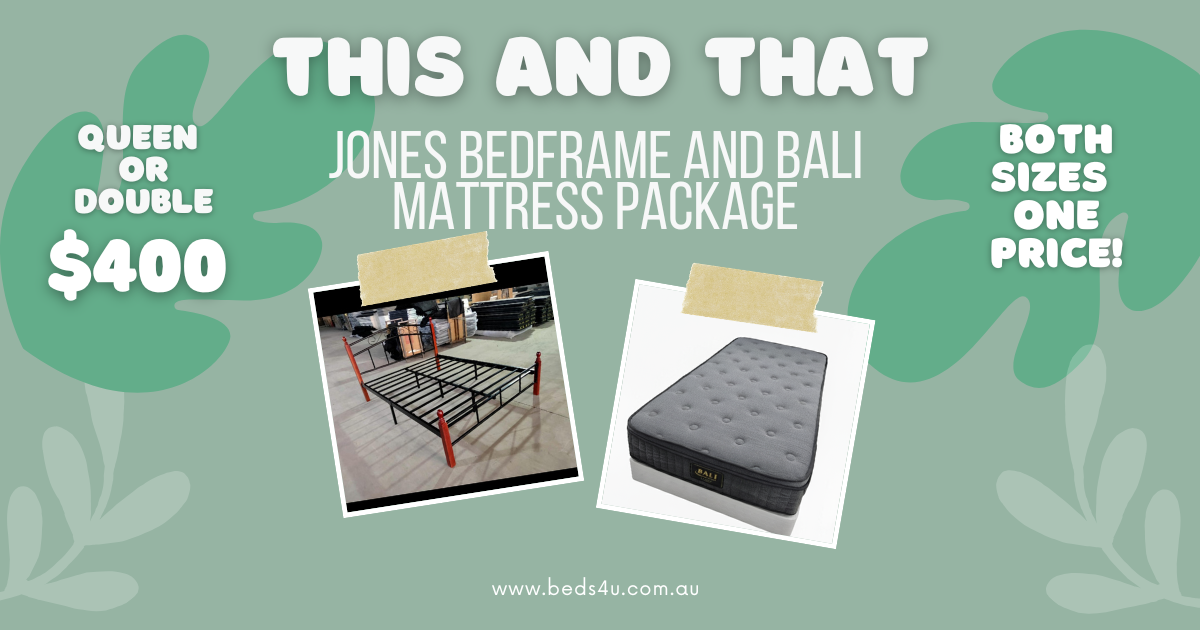 Jones Bed and Bali Mattress Package