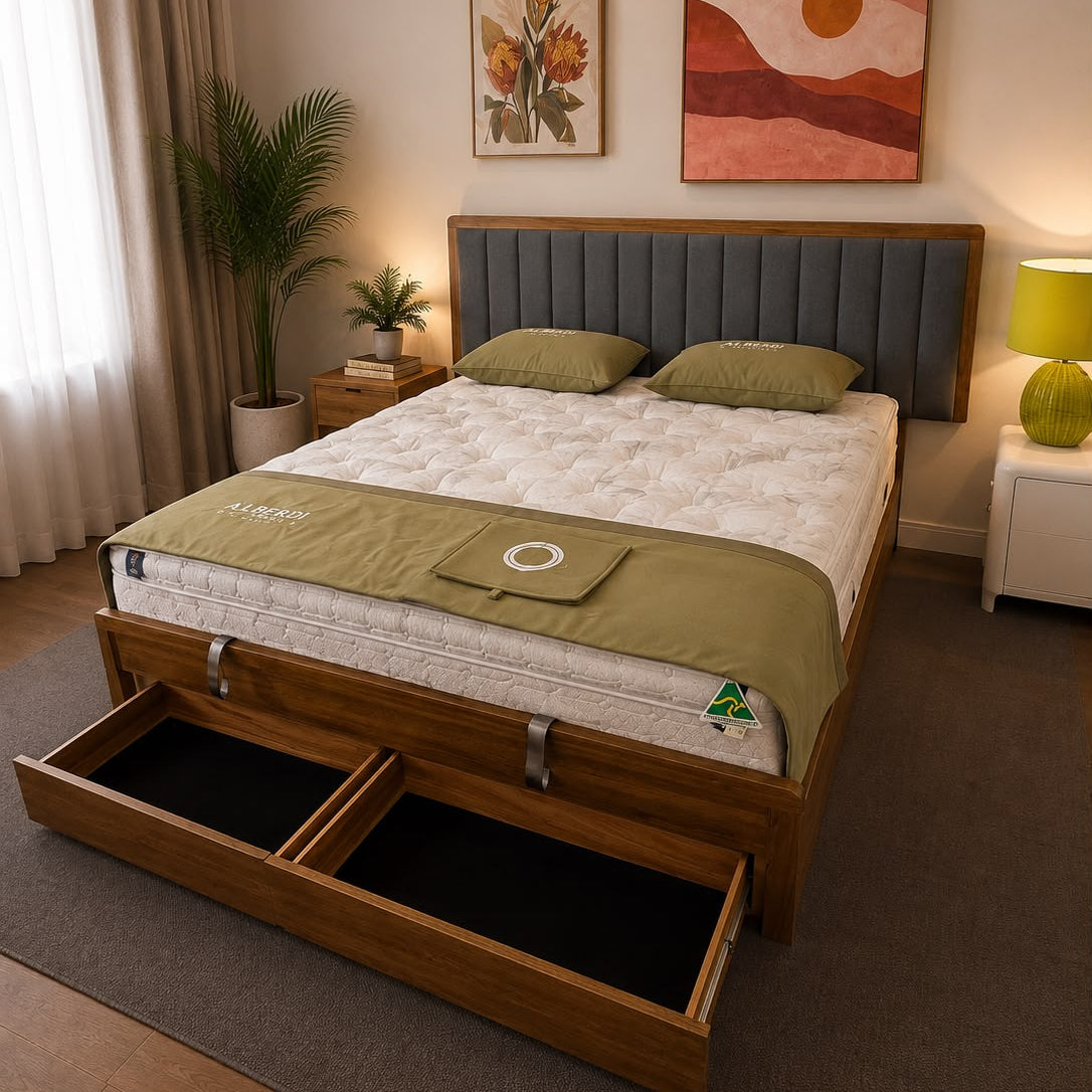 York gas lift storage bed