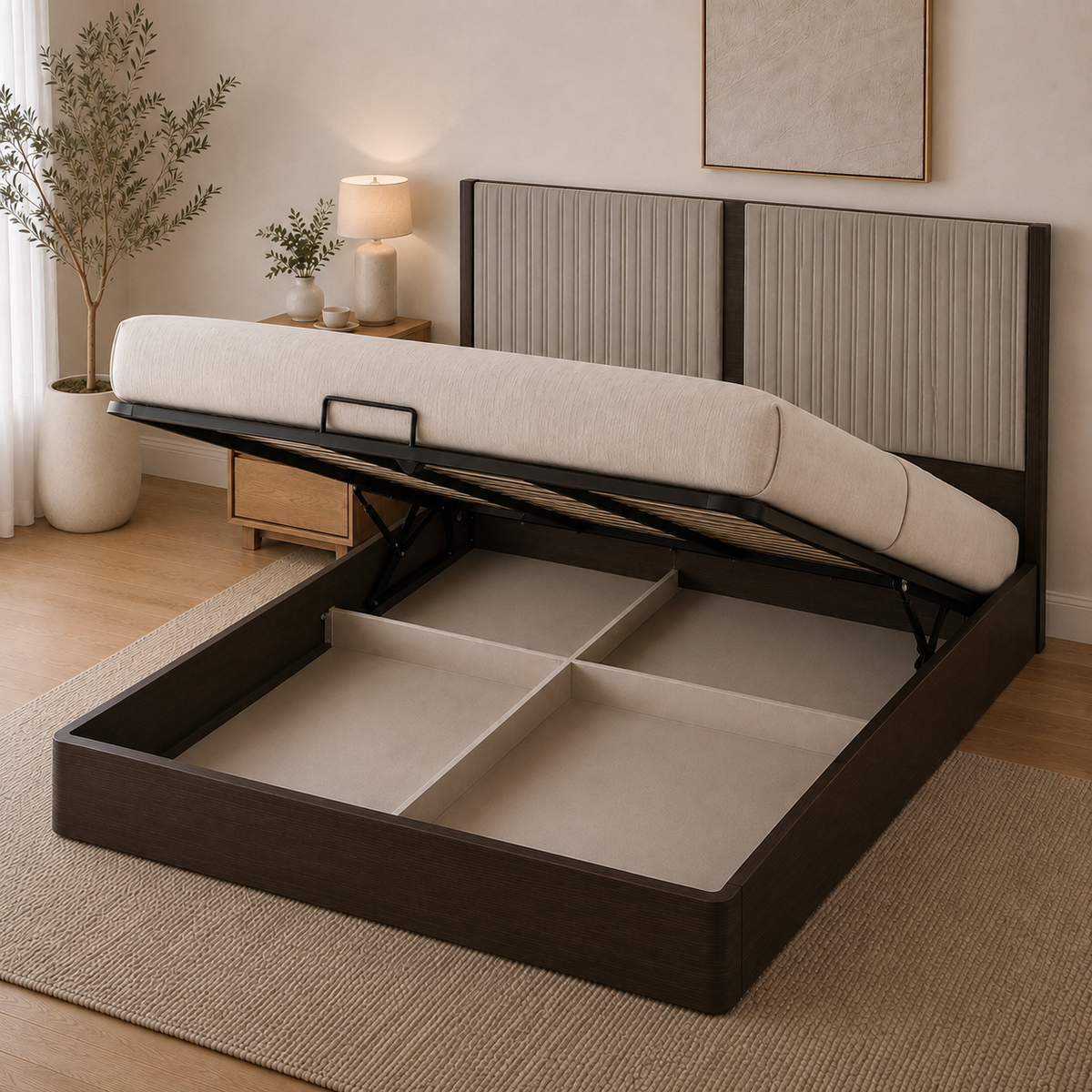 Capetown Gas Lift Storage Bed