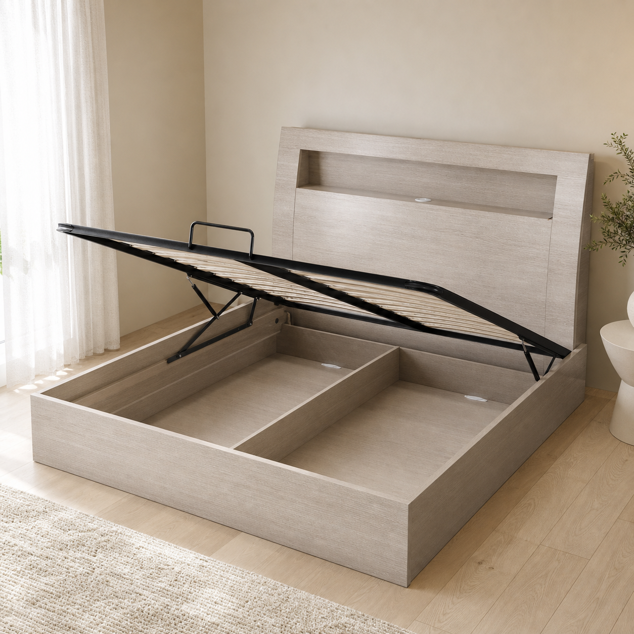 Yorkshire Gas-Lift Storage Bed