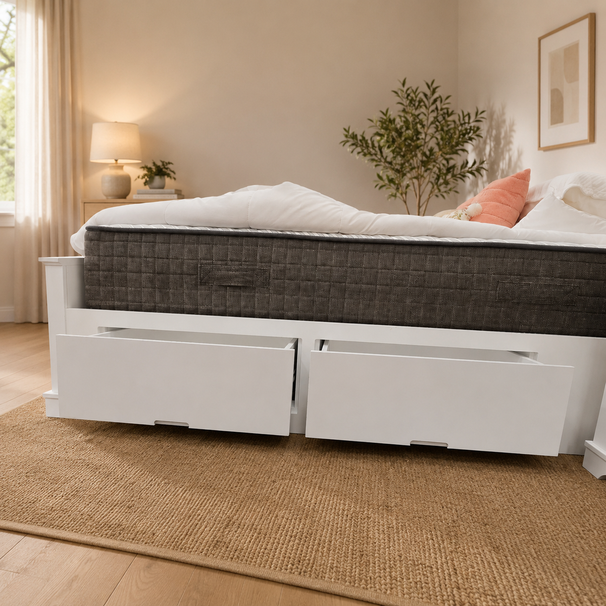 Prevelly Bed Frame with Drawers