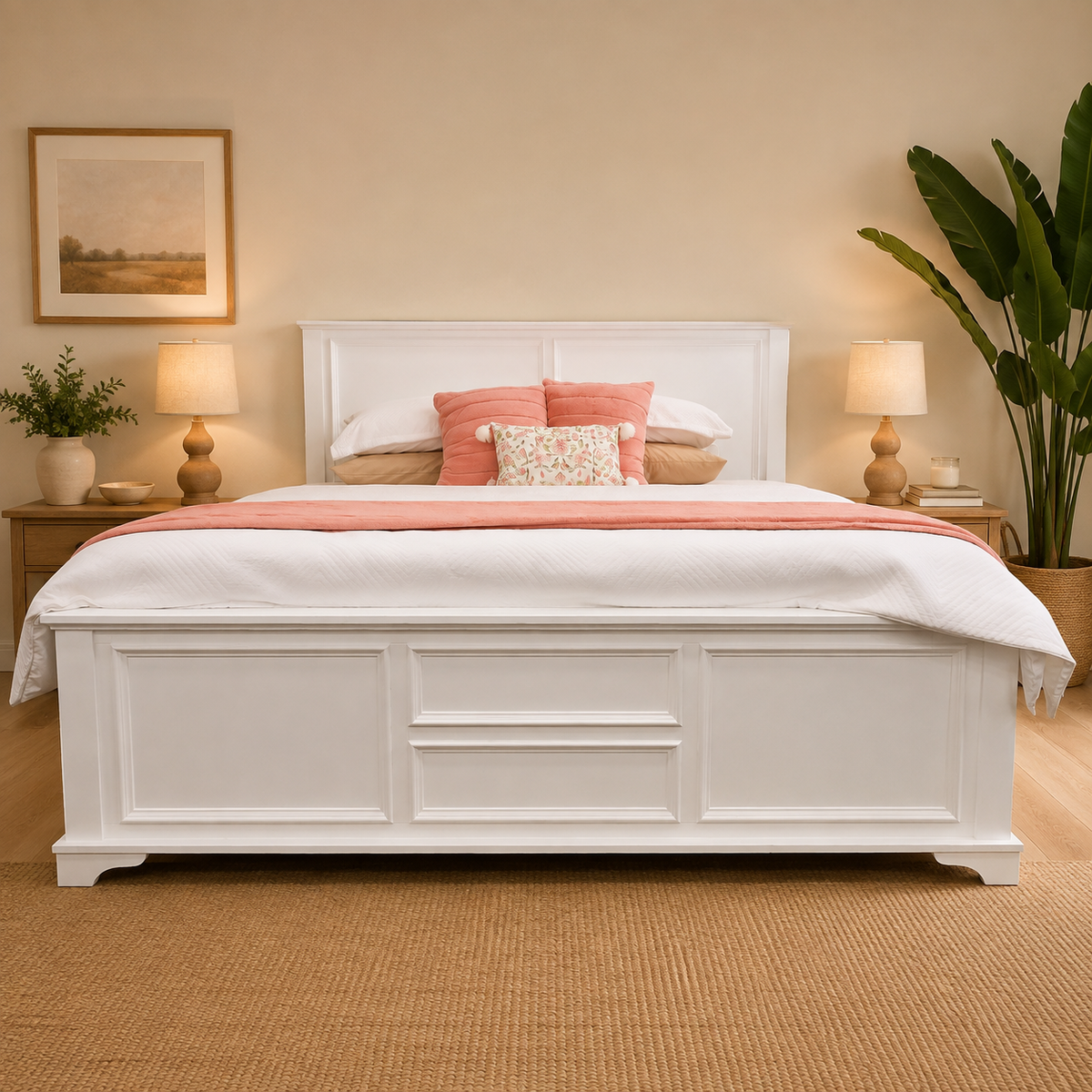 Prevelly Bed Frame with Drawers
