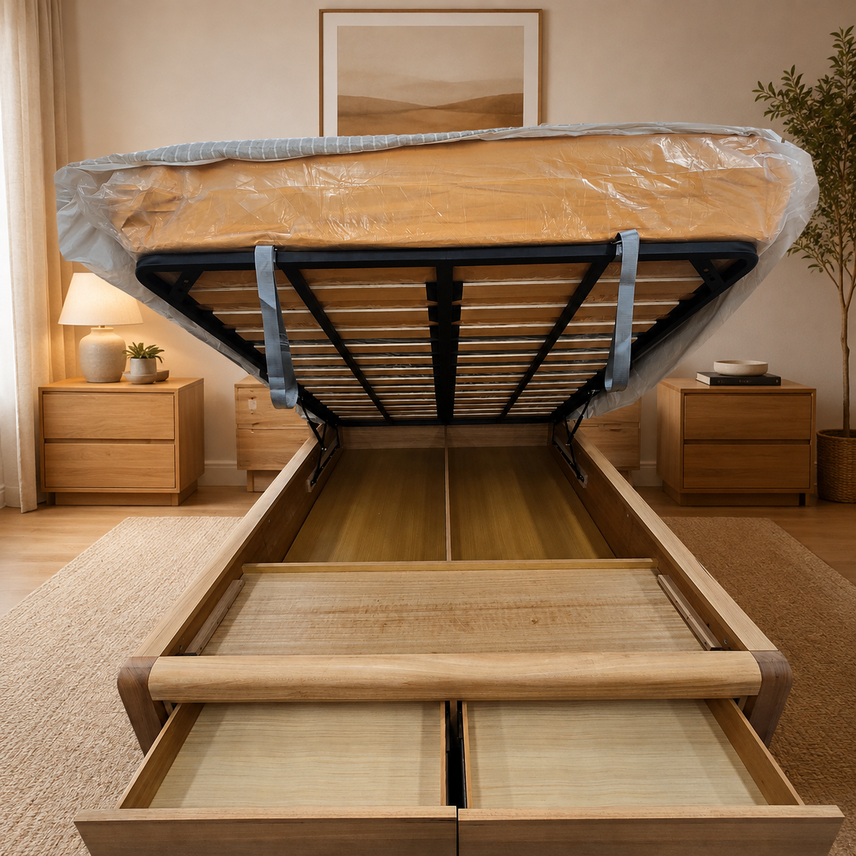 Westminster Gas Lift Storage Bed